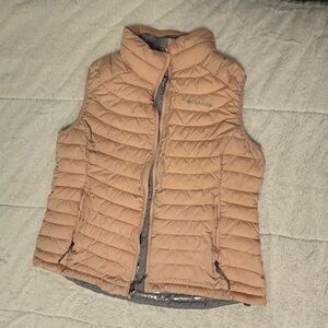 Columbia Women's Light Brown Quilted Vest